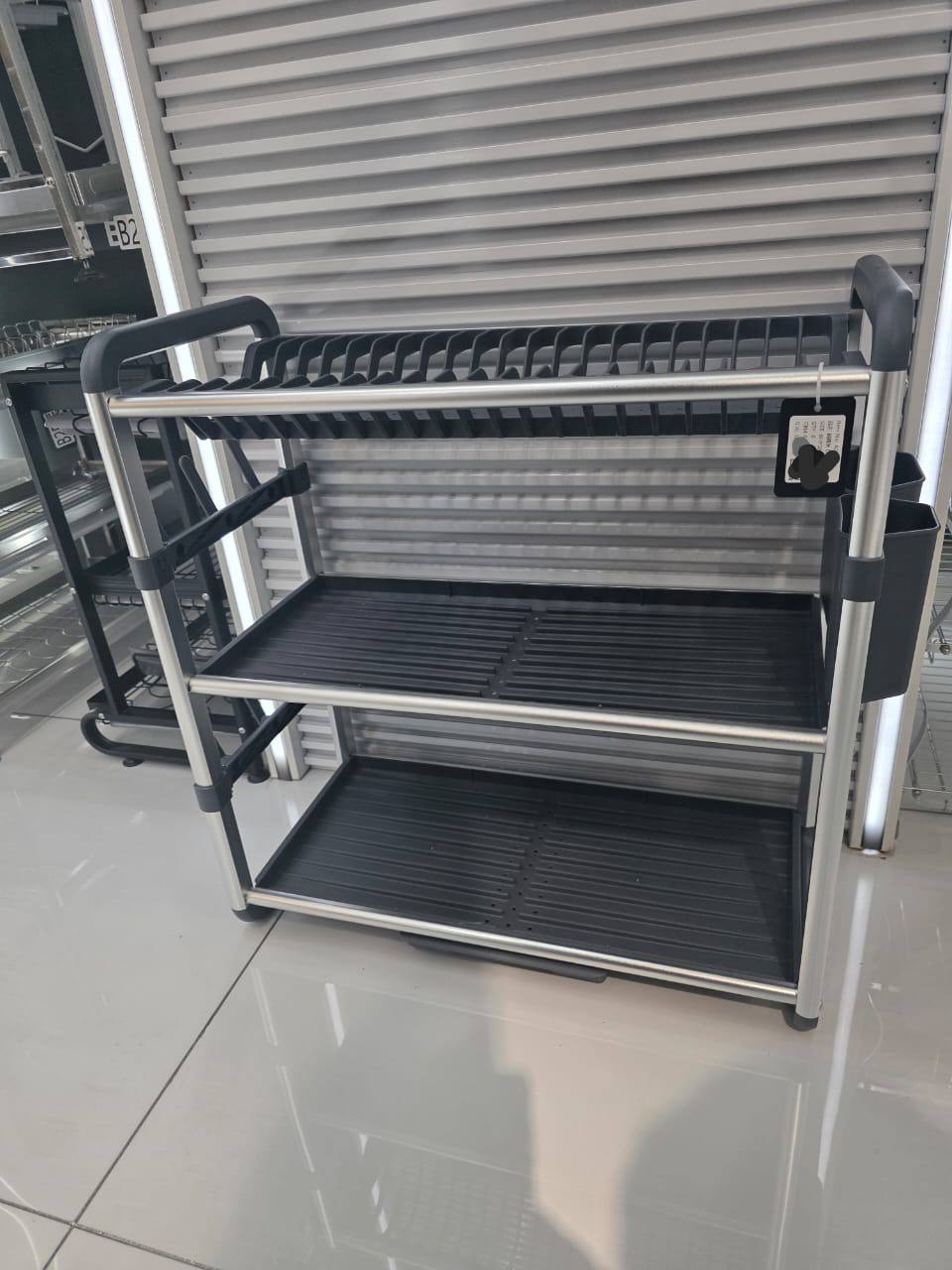 Premium Quality 3Tier Aluminium Dish Drainer