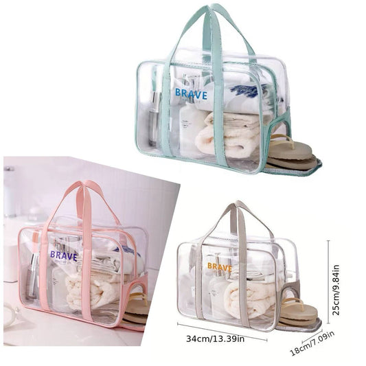 Large Capacity wet bag /swimming bag with slippers compartment