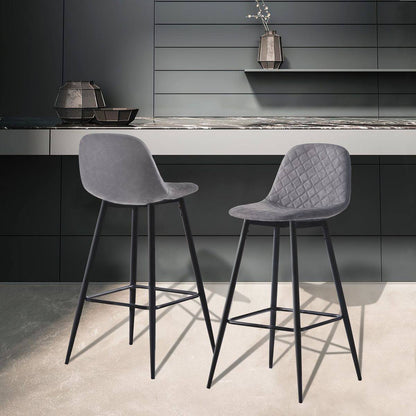 Faux leather kitchen Island counter stools