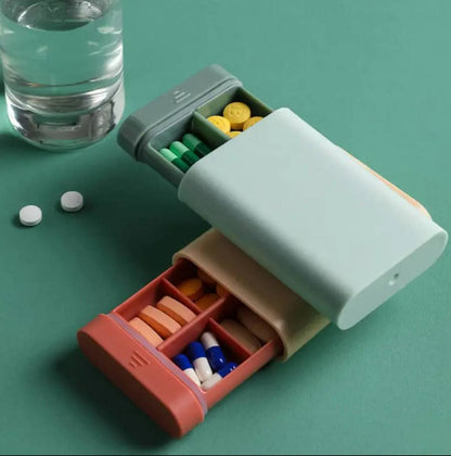 Nordic style pill (medicine) organiser
