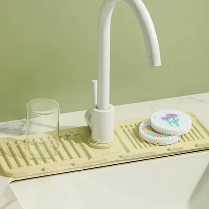 Silicone Faucet Mat Sink Splash Guard /Drainage Pad