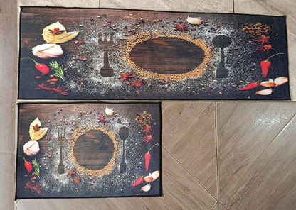 3D 2 PIECE KITCHEN MATS