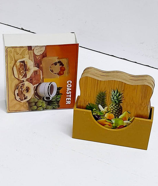 6 pcs Coasters with Stand