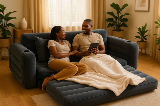 3 Seater Pull Out Sofa Bed  With an Electric Air Pump