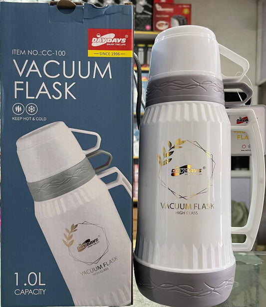 1.0L DAYDAYS flasks white with different patterns