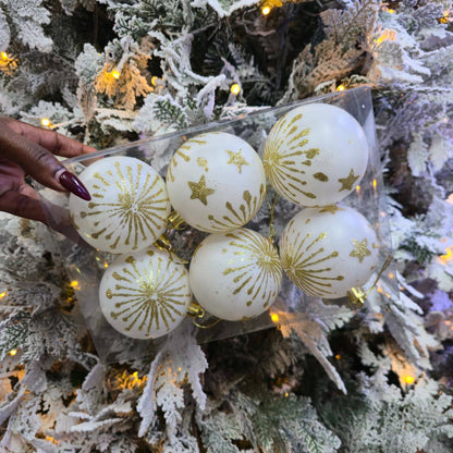 6pc Set Christmas Ball