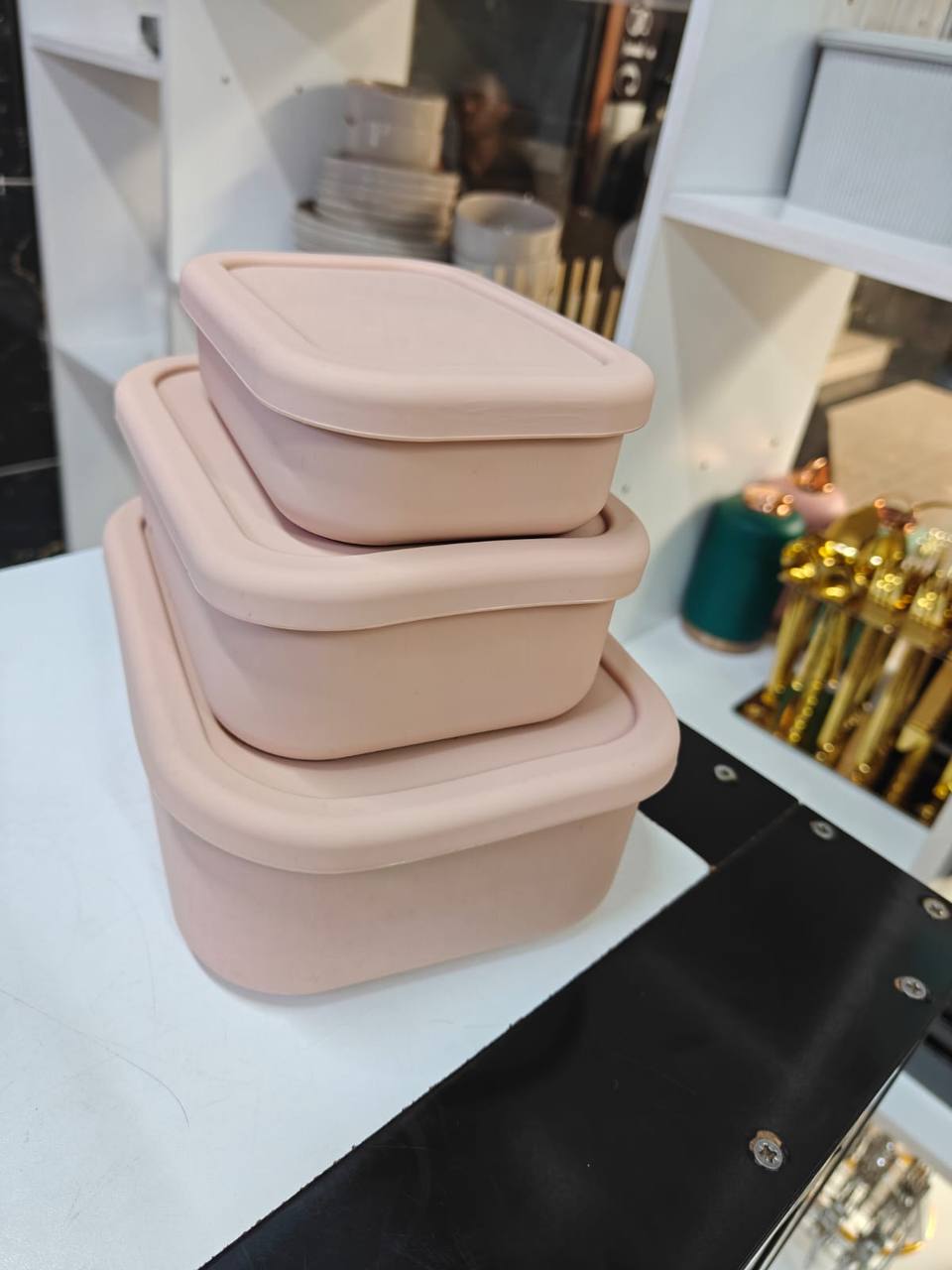 Leak proof & Food grade Silicone Lunch box set