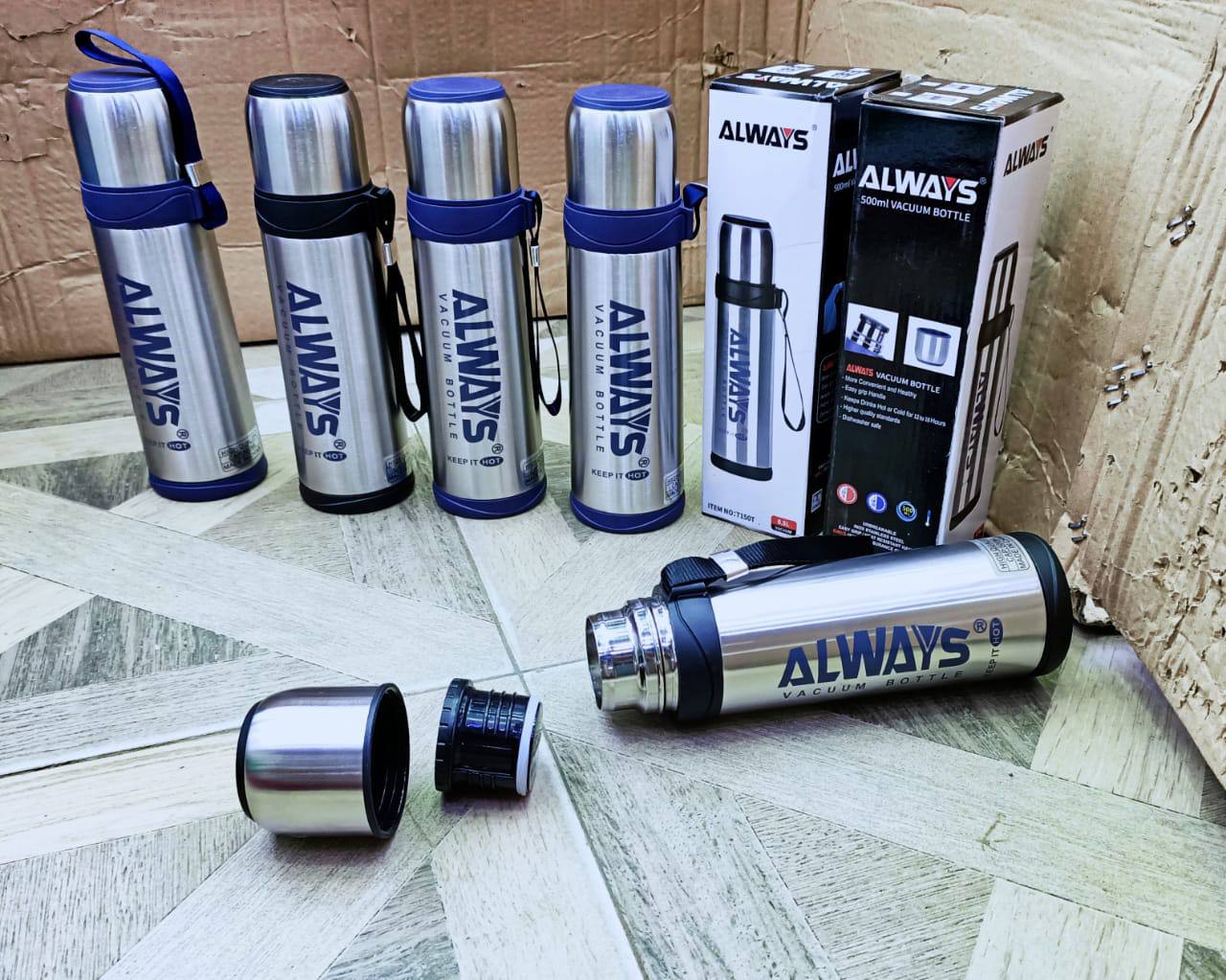 Stainless steel always vacuum bottle