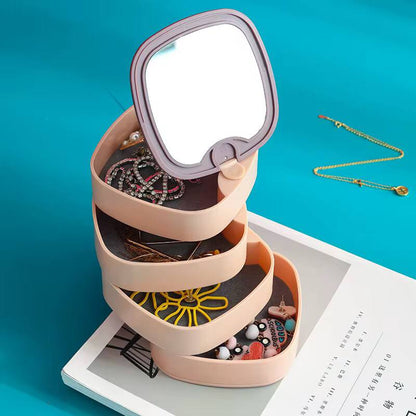 Rotating jewelry organizer