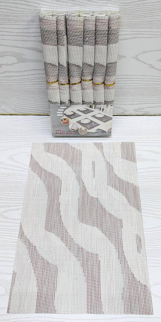 6Piece Heat Resistant Non-Slip Table Placemat