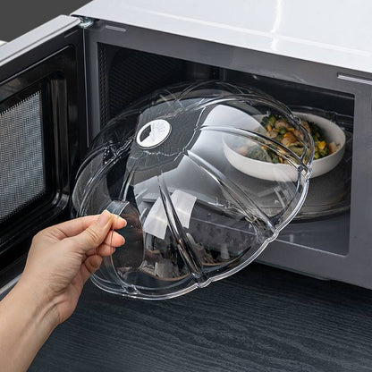 Microwave Splatter Cover with transparent base plate