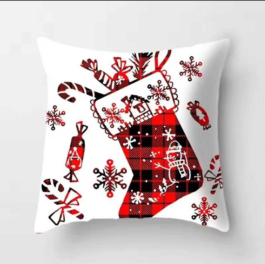 Christmas Pillow Covers (No Filler) for Christmas Decoration Throw Pillow Covers
