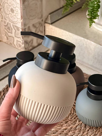 Boho acrylic luxury Lotion pump bottle for kitchen/ bathroom countertops / shower gel/ decorative soap dispenser