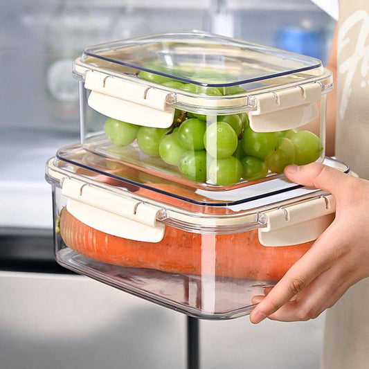 Airtight clip lock lids food storage 
Reusable,