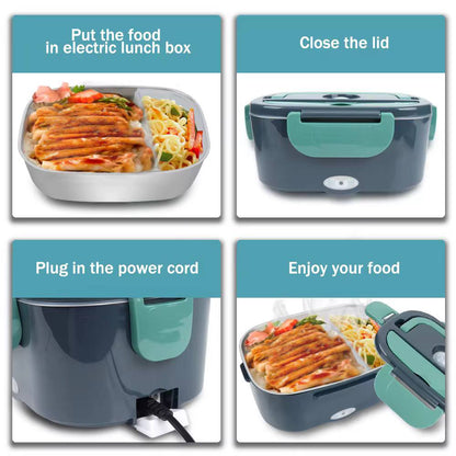 Electric lunchbox STAINLESS STEEL