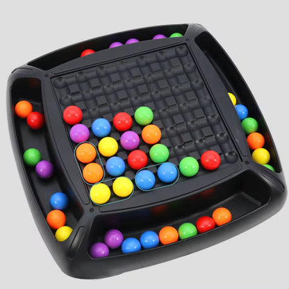 48 ball beads game, Puzzle Magic, Chess Board Games Rainbow Ball Elimination Toy