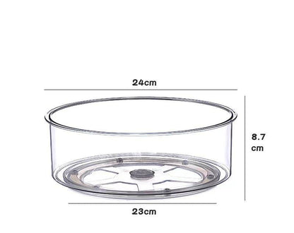 Acrylic multipurpose rotating of organizer/turntable.