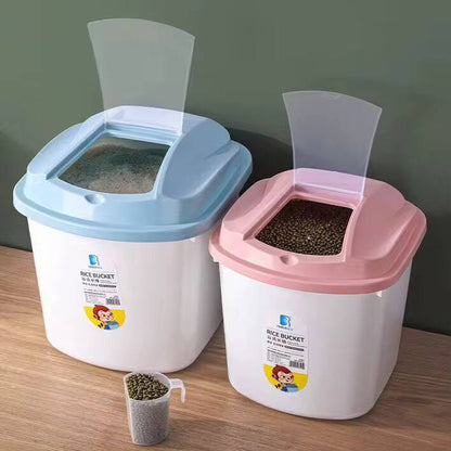 Plastic rice bucket
