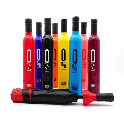 Wine bottle umbrella