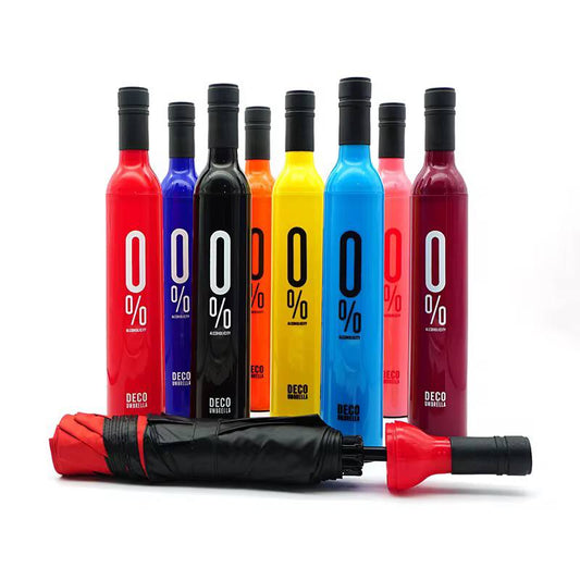 Wine bottle umbrella