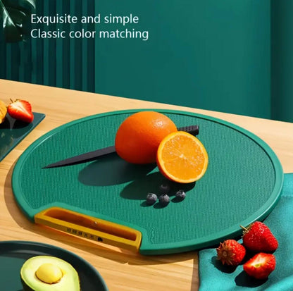 The divinext imex plastic round chopping board