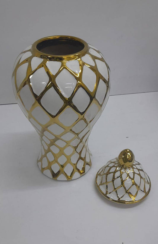 CERAMIC NORDIC ginger flower vase