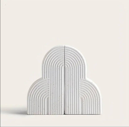 Arched bookend holders