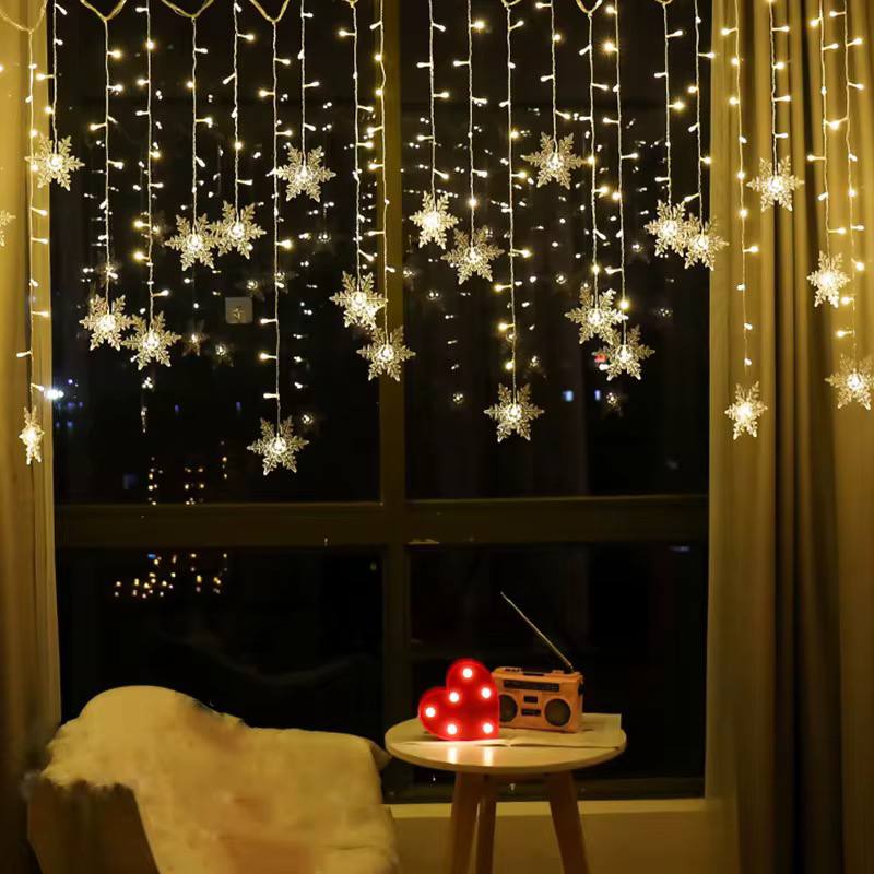 4M LED Christmas curtain light garland decorations