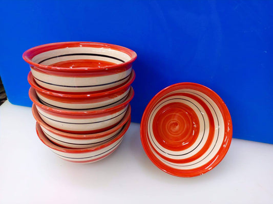 6 PCs ceramic soup bowls