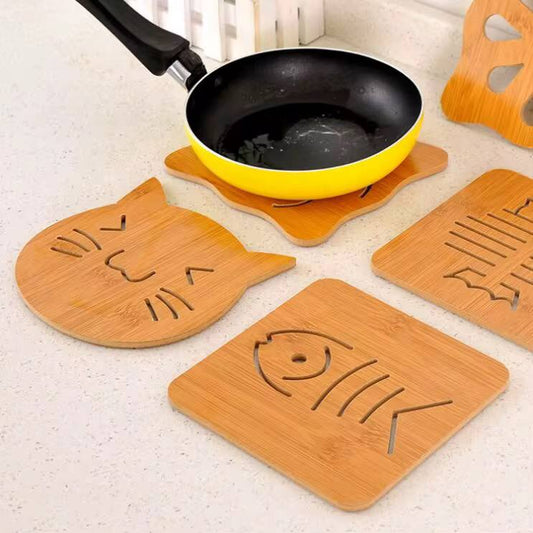 Bamboo coaster now available in 5 shapes