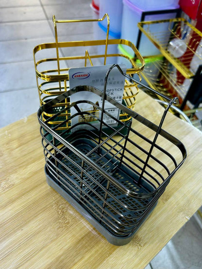 Metal spoon/chopsticks holder