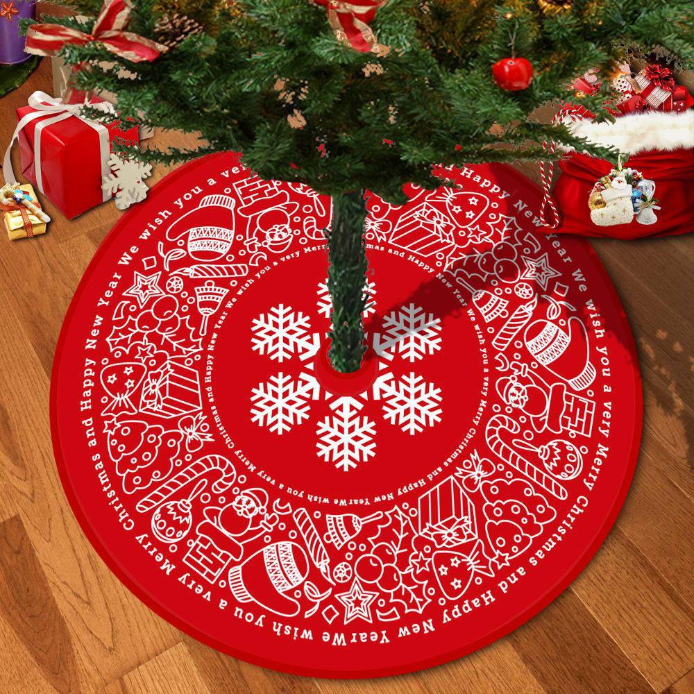 Flakes Christmas skirt 120cm