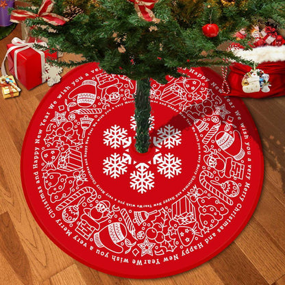 Flakes Christmas skirt 120cm