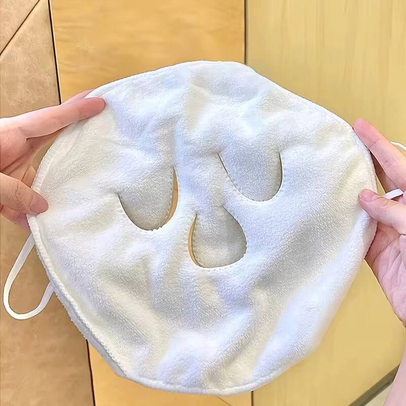 Hot compress face steam bath towel