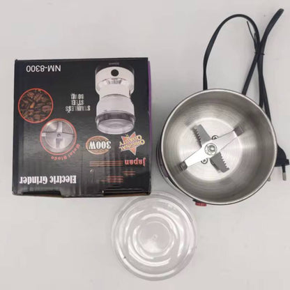 Silver crest electric grinder
300 warts has a stainless bowl