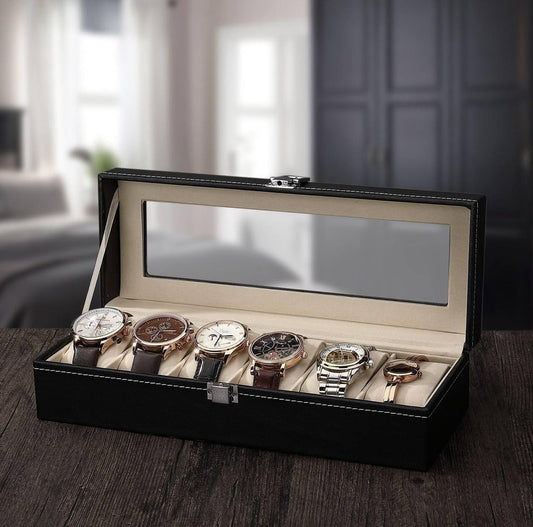 6 slots watch Organizer/ storage box