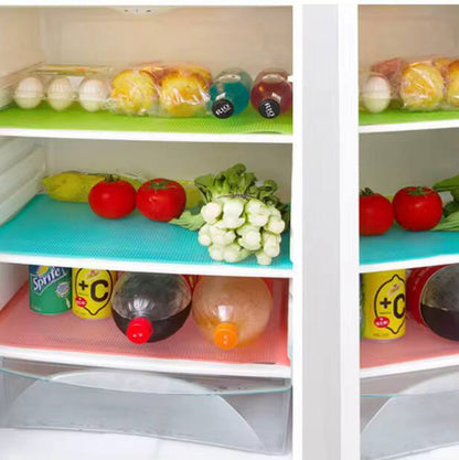 4pcs pvc fridge mats