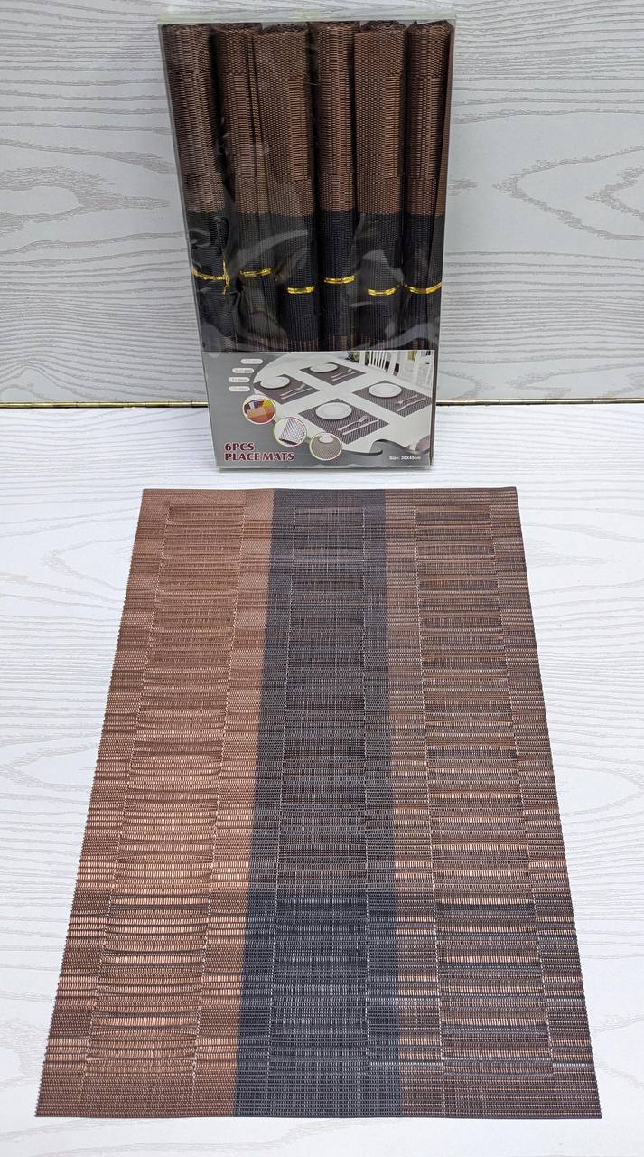 6Piece Heat Resistant Non-Slip Table Placemat