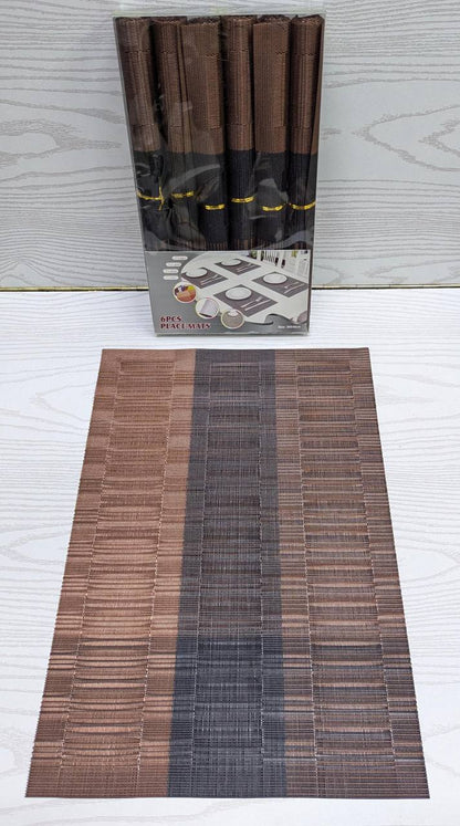 6Piece Heat Resistant Non-Slip Table Placemat