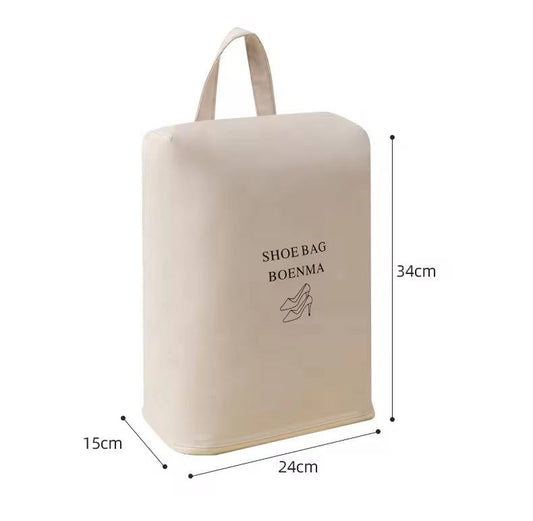 Portable travel shoe bag