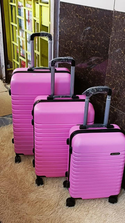 3 in 1 Luxurious Fibre Suitcase