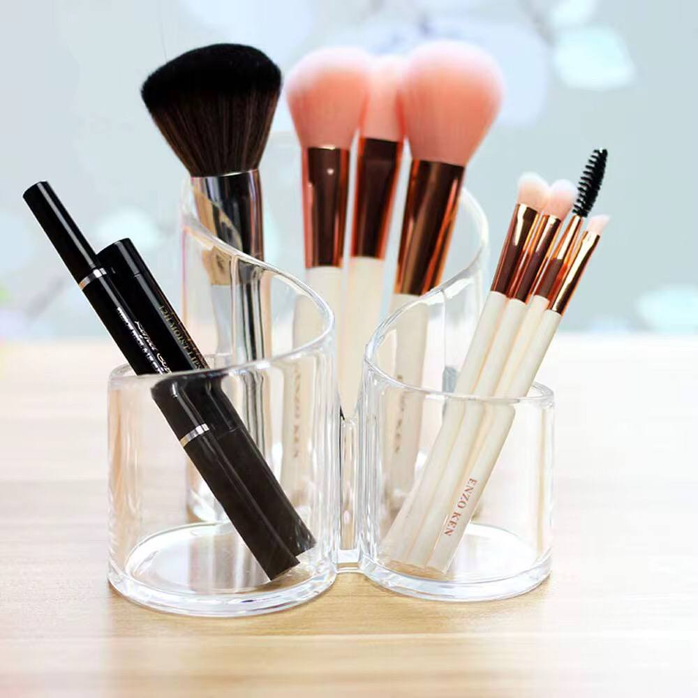 Acrylic make up brush/lipstick/cosmetic organizer