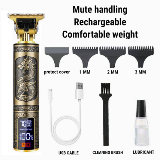 New metal Electric hair clipper, rechargeable hair trimmers,