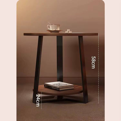 Eye-catching luxury double layered coffe side table