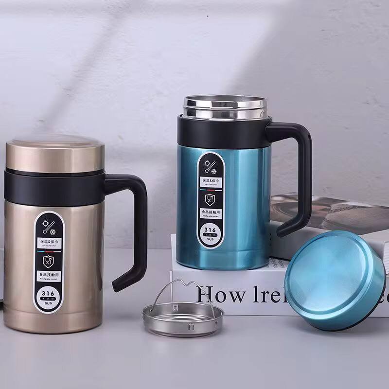 500ml Double Walled insulated drinking Mug Vacuum Cup