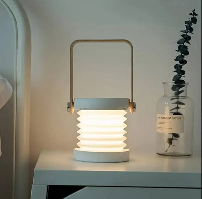 USB  Recharge Foldable Lights for Camping Tent LED with wireless charger Lantern Lamp Touch Dimmable  Emergency Flashlight