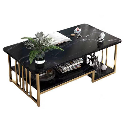 White marble coffee table