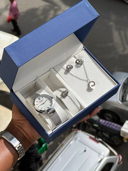 Ladies silver gift set