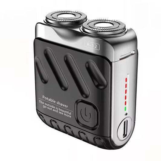 Portable rechargeable High power Duo ring magnetic blade mini shaver YR-188