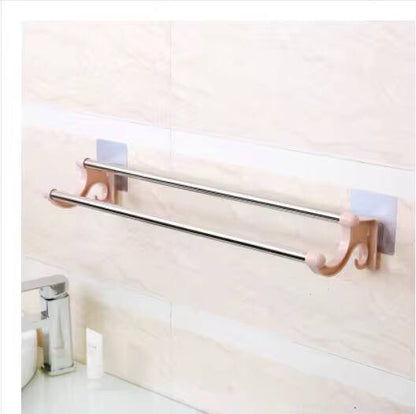 54cm self adhesive Double Pole Towel Holder
